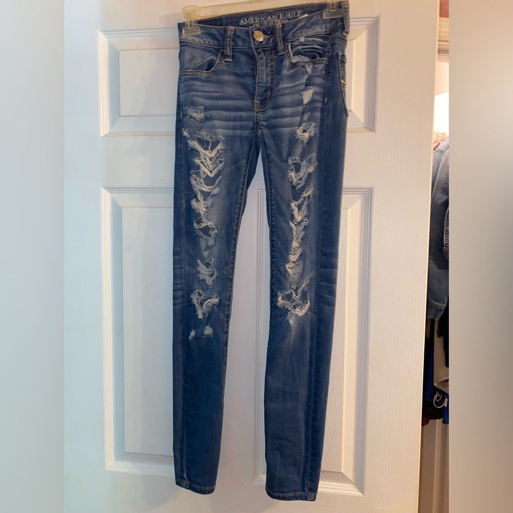 Ripped American Eagle jeans